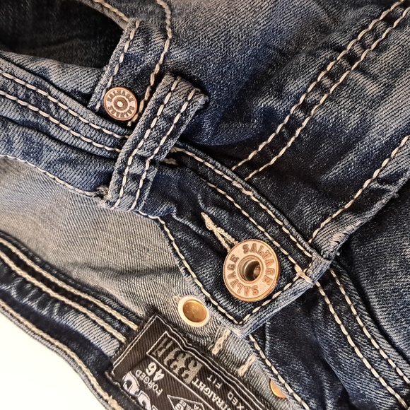 Salvage denim mens jeans 33R - Picture 8 of 9